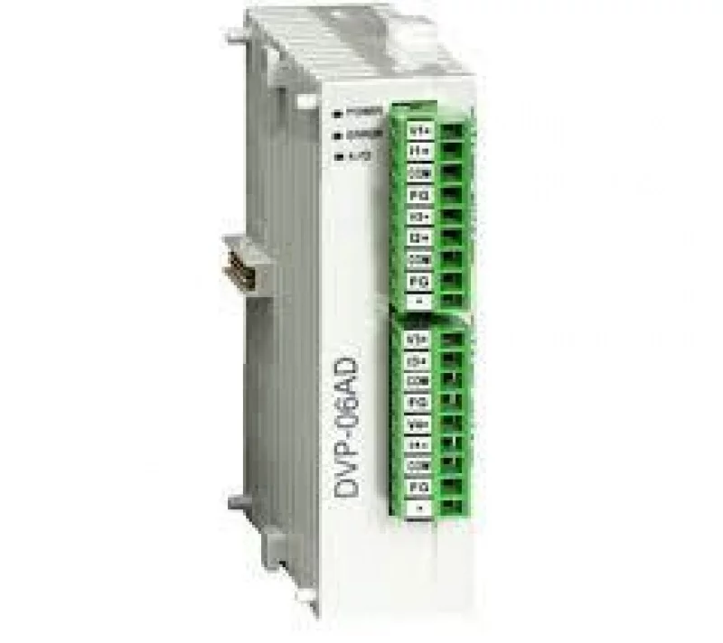 DVP06PT-S 6 Route PT, 14bit (0.1?), 24V DC Power, RS485, SLIM