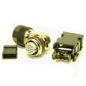 Набор разъёмов энкодера, IP67, угловой тип  MR-ENCNS2A